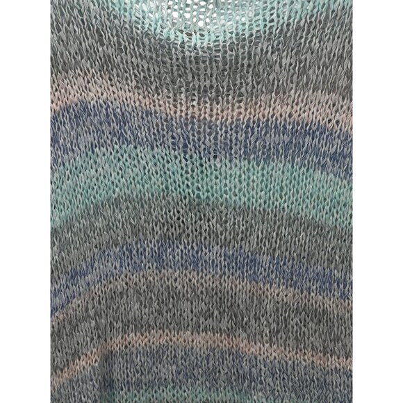 Triple Five Soul Women Long Sleeve Open Knit Sweater S/P Boho Colorful Oversized - Picture 8 of 9